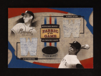 Warren Spahn / Juan Marichal 2005 Leaf Certified Materials Fabric of the Game Reward #FG174 #11/25 at PristineAuction.com