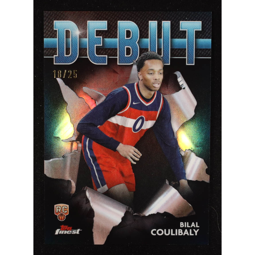 Bilal Coulibaly 2023-24 Finest Debut Black Refractors #D5 #18/25 at PristineAuction.com Bilal Coulibaly 2023-24 Finest Debut Black Refractors #D5 #18/25 at PristineAuction.com