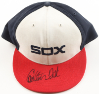Carlton Fisk Signed Red Sox Logo Fitted Hat (JSA) at PristineAuction.com