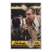 John Wooden Signed Bruins Post Card (JSA) at PristineAuction.com