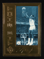 Michael Jordan 1996-97 Upper Deck "The Shot" 22KT Gold Card at PristineAuction.com