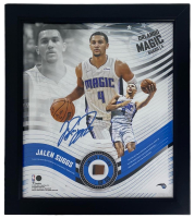 Jalen Suggs LE Magic Custom Framed Game-Used Basketball Piece Collage (Fanatics) at PristineAuction.com
