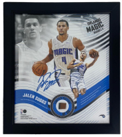 Jalen Suggs LE Magic Custom Framed Game-Used Basketball Piece Collage (Fanatics) at PristineAuction.com
