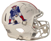 Tom Brady Signed LE Patriots Full-Size Authentic On-Field Throwback Speed Helmet Inscribed "Let's Go" (Fanatics) at PristineAuction.com