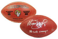 Matthew Stafford Signed LE "The Duke" Super Bowl LVI Logo NFL Official Game Ball Inscribed "SB LVI Champs" (Fanatics) at PristineAuction.com
