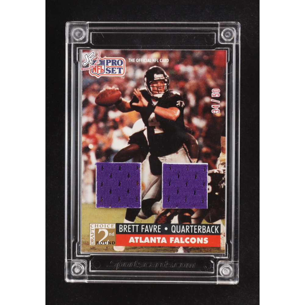 Brett Favre 2024-25 Jersey Fusion Rookie Edition Game-Worn Memorabilia #BF1109 at PristineAuction.com
