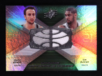 Manu Ginobili / Tim Duncan 2008-09 SPx Winning Materials Combos #WMCDM at PristineAuction.com