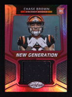 Chase Brown 2023 Certified New Generation Jerseys Mirror Pink #9 RC #234/299 at PristineAuction.com