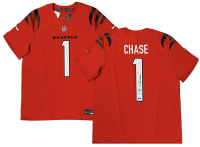 Ja'Marr Chase Signed Bengals Nike Vapor F.U.S.E Limited Authentic Jersey (Beckett) at PristineAuction.com