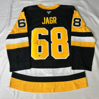 Jaromir Jagr Signed Penguins Fanatics Authentic Jersey (Beckett) at PristineAuction.com