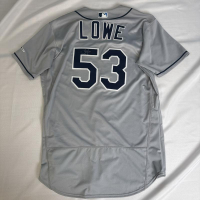 Josh Lowe Signed Rays Team-Issued Nike Authentic Jersey (MLB) at PristineAuction.com