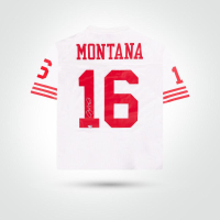 Joe Montana Signed 49ers Mitchell & Ness Authentic Jersey (Fanatics) at PristineAuction.com