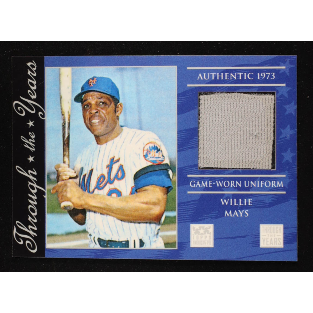 Willie Mays 2002 Topps American Pie Through the Years Relics Uniform #WM at PristineAuction.com