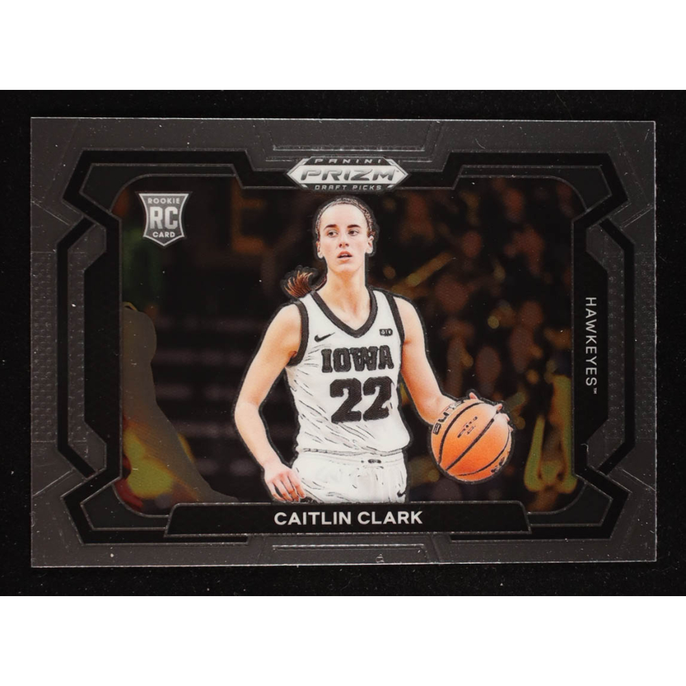 Caitlin Clark 2024 Panini Prizm Draft Picks Variation #57 RC at PristineAuction.com