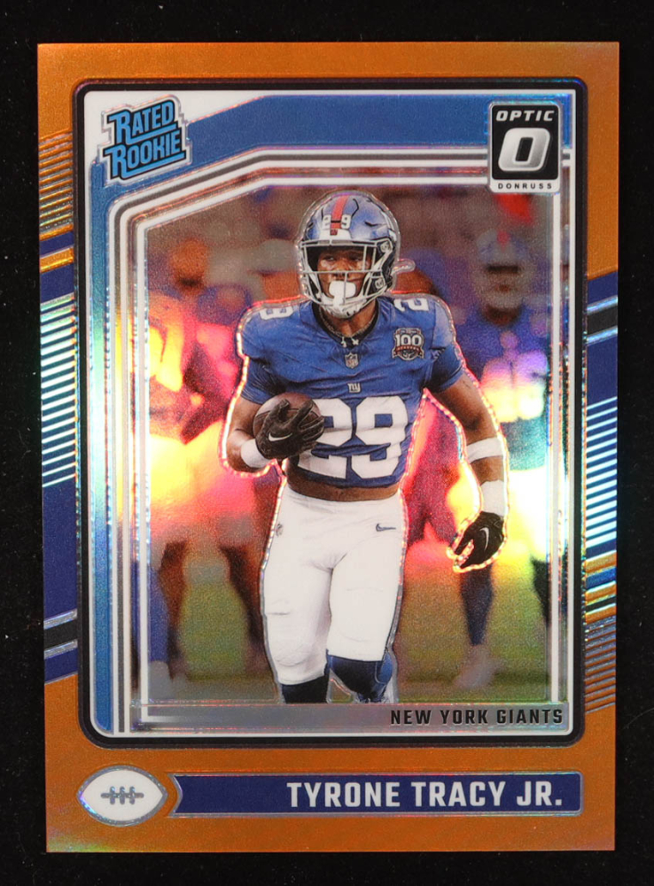 Tyrone Tracy Jr. 2024 Donruss Optic Orange #259 RR RC #109/249