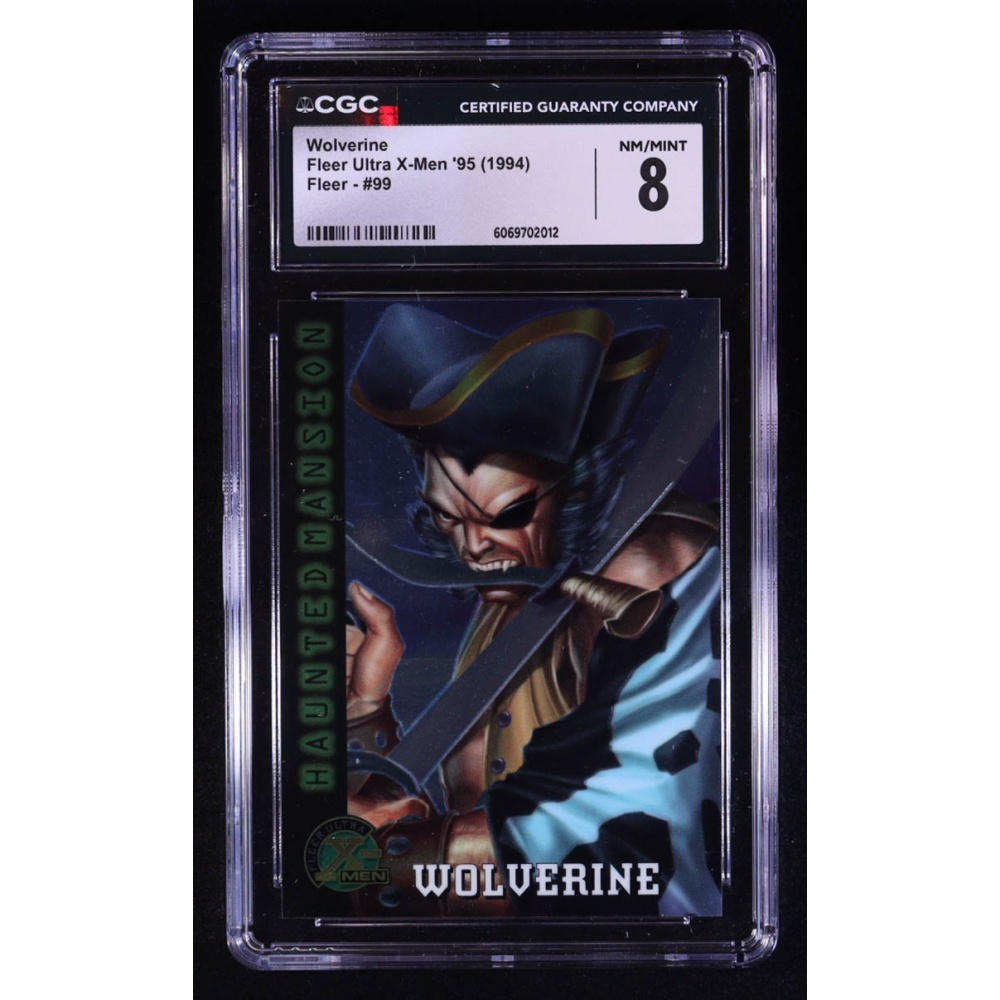 Wolverine as Captain Claw 1995 Fleer Ultra X-Men All-Chromium #99 (CGC 8) at PristineAuction.com