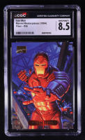 Iron Man 1994 Fleer Marvel Masterpieces #56 (CGC 8.5) at PristineAuction.com