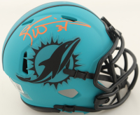 Ricky Williams Signed Dolphins Rave Alternate Speed Mini Helmet (Beckett) at PristineAuction.com
