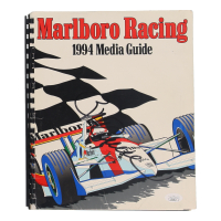 Roger Penske, Paul Tracy & Rick Mears Signed 1994 Marlboro Racing Media Guide (JSA) at PristineAuction.com