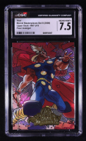 Thor 2008 SkyBox Marvel Masterpieces 2 Avengers #A7 (CGC 7.5) at PristineAuction.com