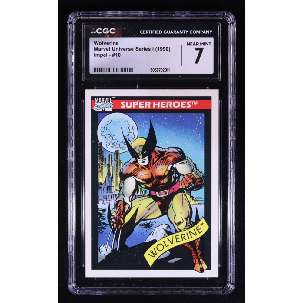 Wolverine 1990 Impel Marvel Universe I #10 (CGC 7) at PristineAuction.com