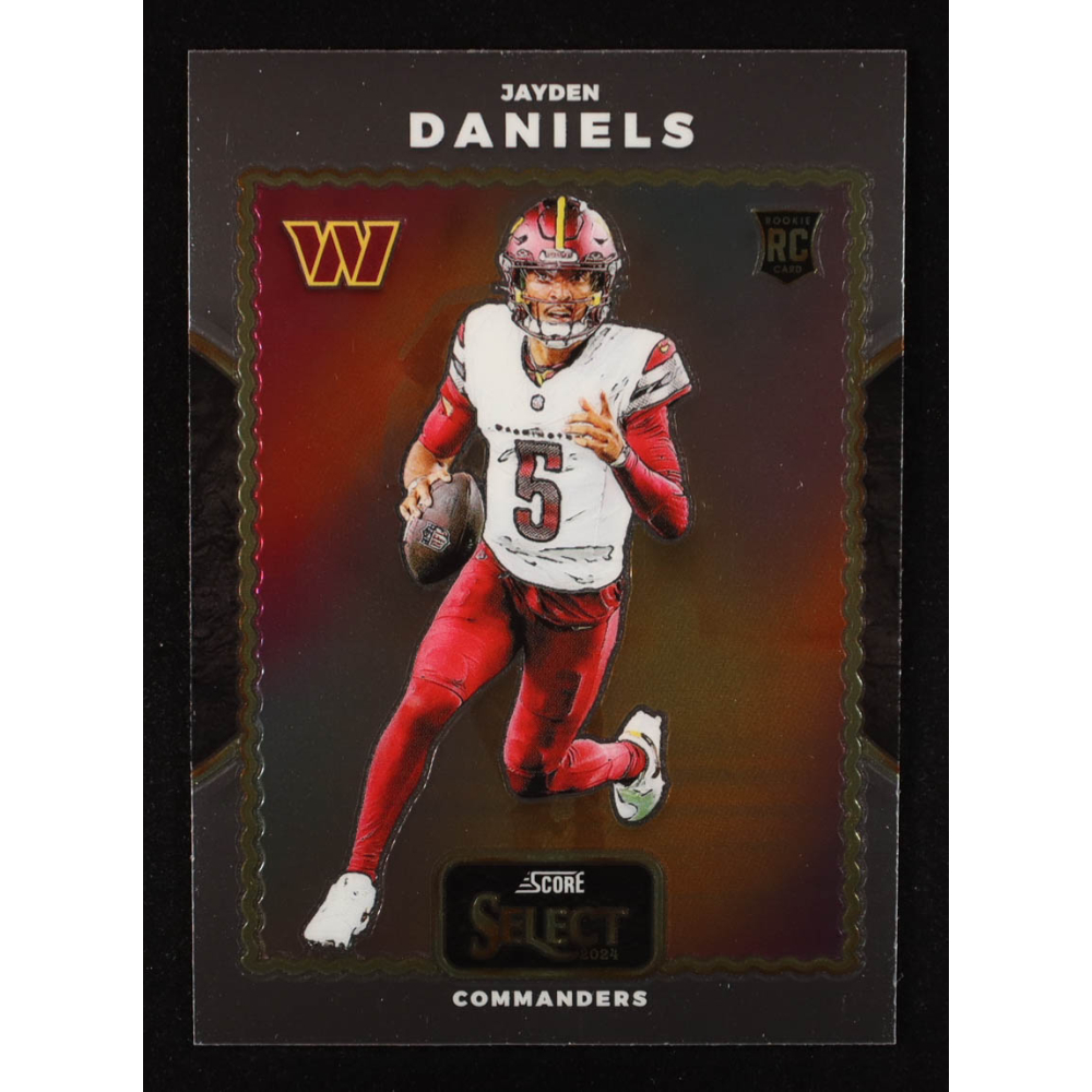 Jayden Daniels 2024 Select Score Select Throwback #16 RC at PristineAuction.com