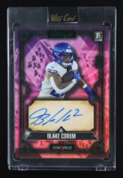 Blake Corum 2024 Wild Card 5 Card Draw Classic Autograph Purple Red #5CDCLA-BC #1/2 RC at PristineAuction.com