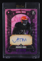 Amarius Mims 2024 Wild Card 5 Card Draw Contemporary Autograph Pink Purple #5CDCA-AM #1/3 RC at PristineAuction.com