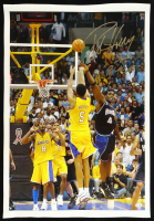 Robert Horry Signed Lakers 24x34 Canvas Poster Inscribed "3 Peat, Big Shot Bob" (Beckett) at PristineAuction.com