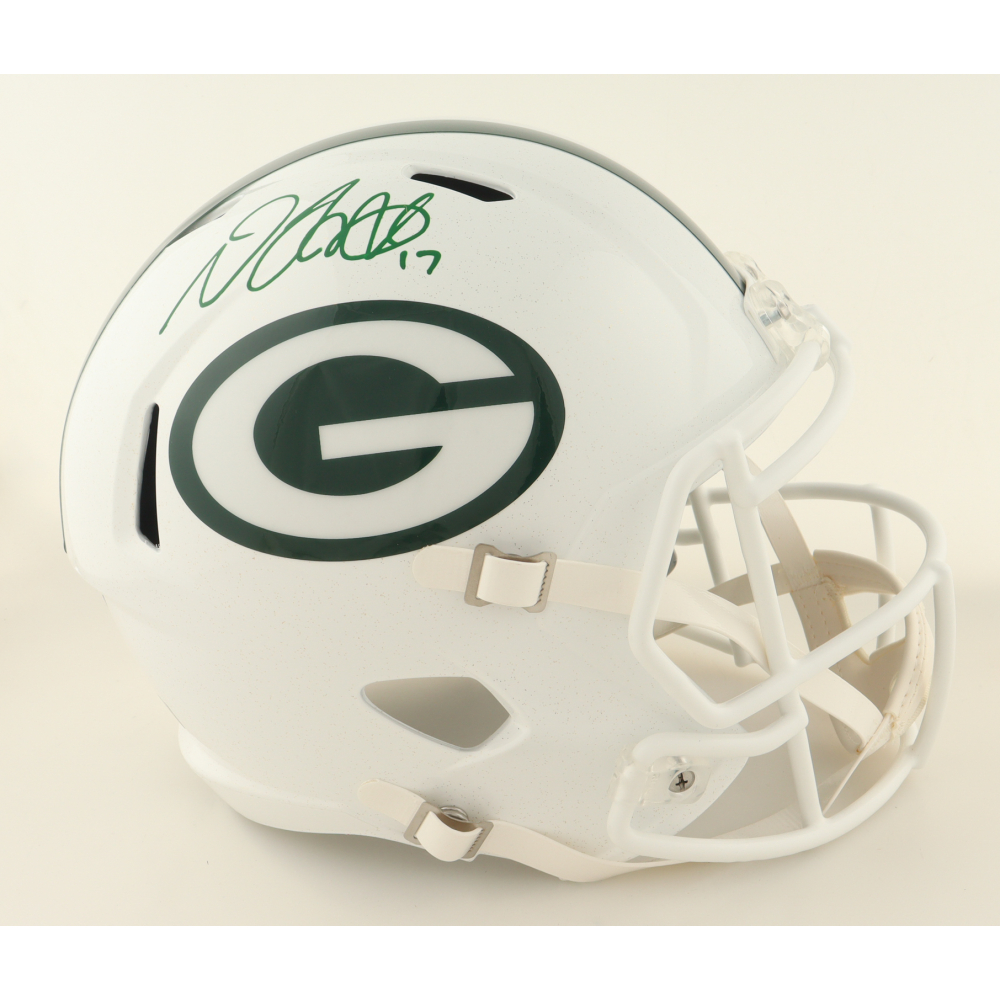 Davante Adams Signed Packers Full-Size Speed Helmet (Beckett) at PristineAuction.com