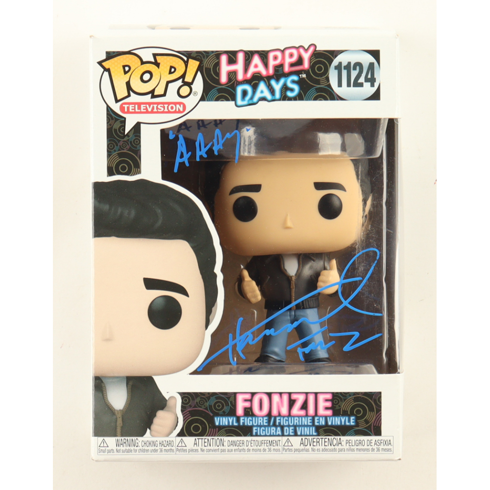 Henry Winkler Signed "Happy Days" #1124 Fonzie Funko Pop! Vinyl Figure Inscribed "Aaay" & "Fonz" (JSA) at PristineAuction.com