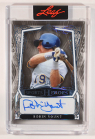 Robin Yount 2025 Leaf Sports Heroes Autographs #BARY1 #3/8 at PristineAuction.com