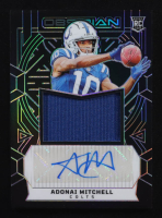 Adonai Mitchell 2024 Panini Obsidian Rookie Jumbo Jersey Autographs #208 #225/299 RC at PristineAuction.com