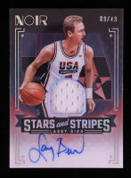 Larry Bird 2023-24 Panini Noir Stars and Stripes Gear Autographs #3 #09/49 at PristineAuction.com