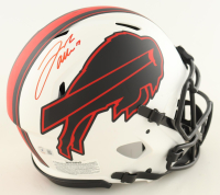 Josh Allen Signed Bills Full-Size Authentic On-Field Lunar Eclipse Alternate Speed Helmet (Beckett) at PristineAuction.com