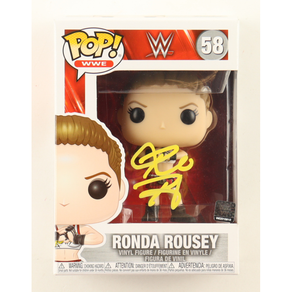 Ronda Rousey Signed WWE #58 Funko Pop! Vinyl Figure (JSA) at PristineAuction.com