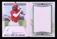 Elly De La Cruz 2023 Panini National Treasures America's Pastime Future Fame Autograph Memorabilia Booklets #FFBEDC RC #009/150 at PristineAuction.com