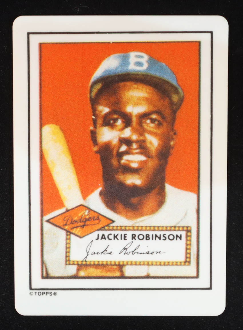 Jackie Robinson 1990 LE The Hamilton Collection Ceramic Card '52 #312 at PristineAuction.com Jackie Robinson 1990 LE The Hamilton Collection Ceramic Card '52 #312 at PristineAuction.com