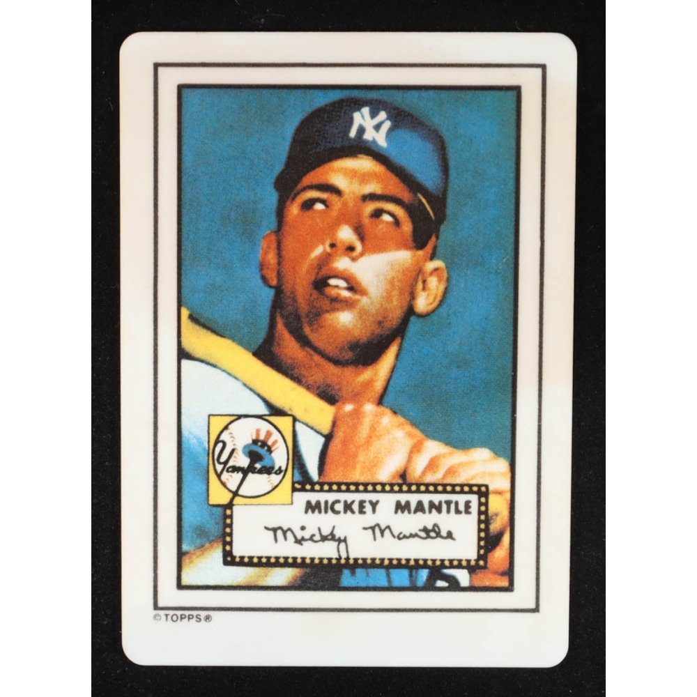 Mickey Mantle 1995 LE The Hamilton Collection Ceramic Card '52 #311 at PristineAuction.com