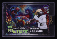Shedeur Sanders 2024 Wild Card Dino-Might Pre-Historic T-Rex Oil Spill #PHTRX1SS #5/5 RC at PristineAuction.com