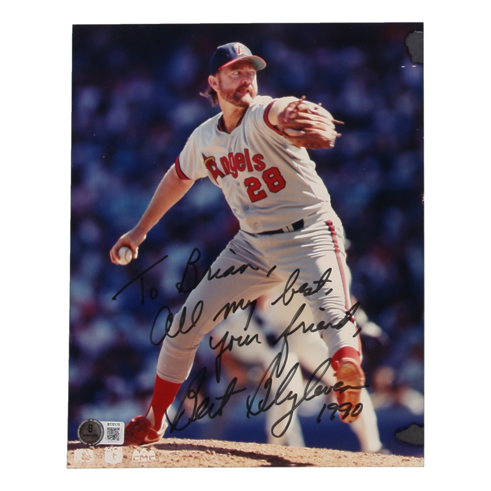 Bert Blyleven Signed Angels 8x10 Photo Inscribed "To Brian, All My Best Your Friend 1990" (Beckett) at PristineAuction.com
