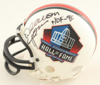 Deacon Jones & Carl Banks Signed Hall of Fame Logo Mini Helmet Inscribed "HOF-80" (PSA & Beckett) at PristineAuction.com