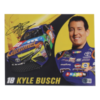 Kyle Busch Signed NASCAR 8x10 Photo (Beckett) at PristineAuction.com