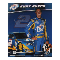 Kurt Busch Signed NASCAR 8x10 Photo (Beckett) at PristineAuction.com