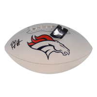 RJ Harvey Signed Broncos Logo Football (JSA) at PristineAuction.com
