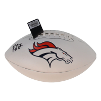 RJ Harvey Signed Broncos Logo Football (JSA) at PristineAuction.com