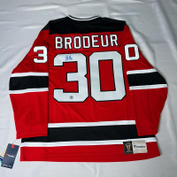 Martin Brodeur Signed Devils Fanatics Authentic Jersey (AJ's Sports World) at PristineAuction.com