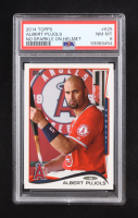 Albert Pujols 2014 Topps No Sparkle On Helmet #625 (PSA 8) at PristineAuction.com