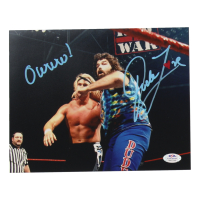 Dude Love Signed WWE 11x14 Photo Inscribed "Owwww." (PSA) at PristineAuction.com