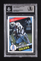 Earl Campbell Signed Custom Reprint Trading Card #38 (BGS) at PristineAuction.com